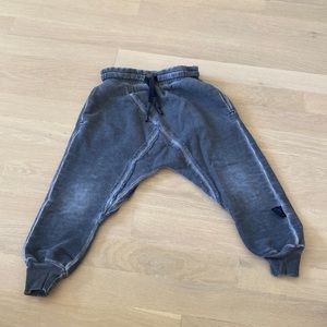 Nununu French terry raw sweatpants 2-3 years